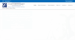 Desktop Screenshot of contemporarydentalimplantcentre.com